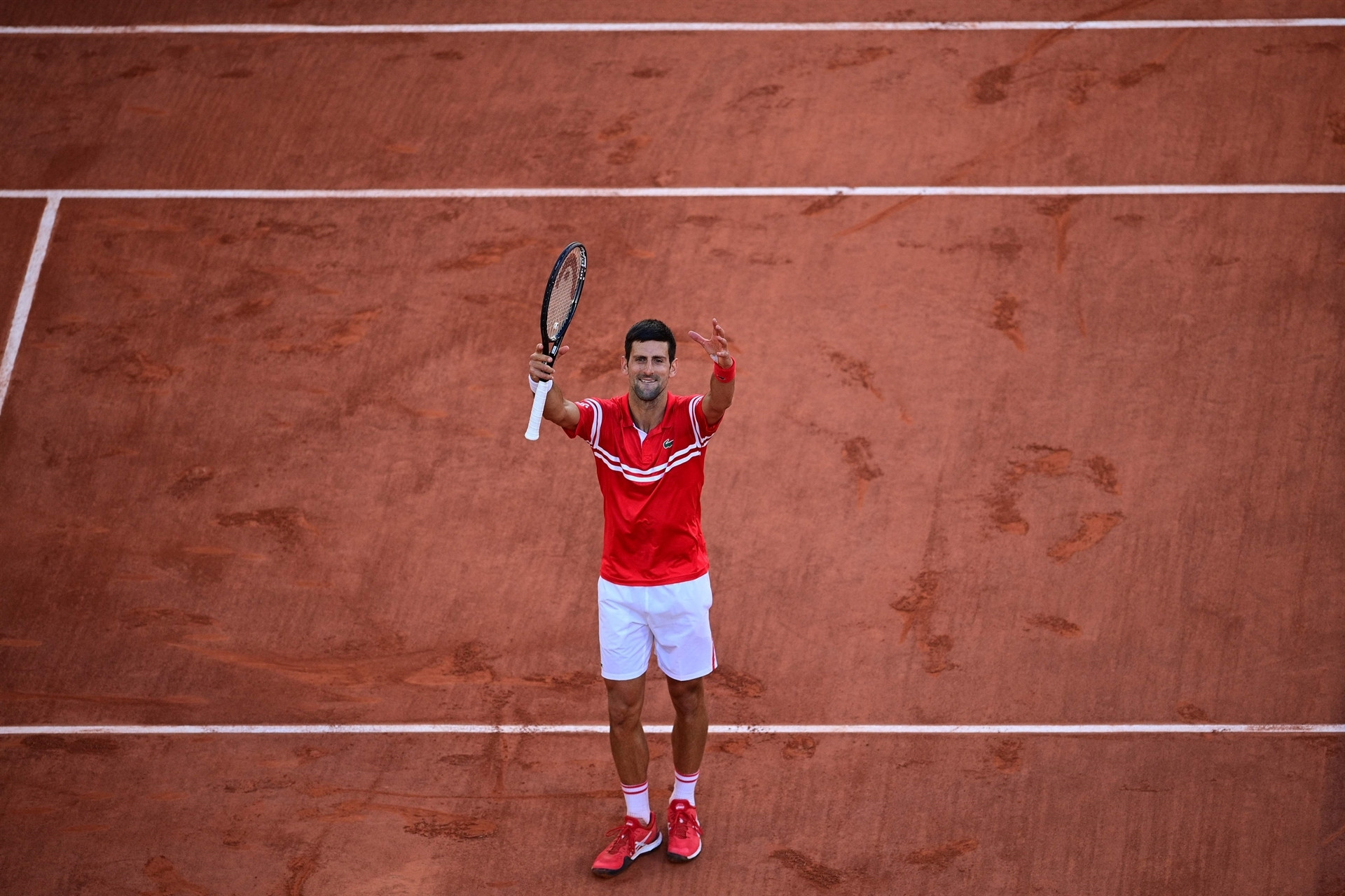 Novak Djokovic - Stefanos Tsitsipas maçından öne çıkan fotoğraflar
