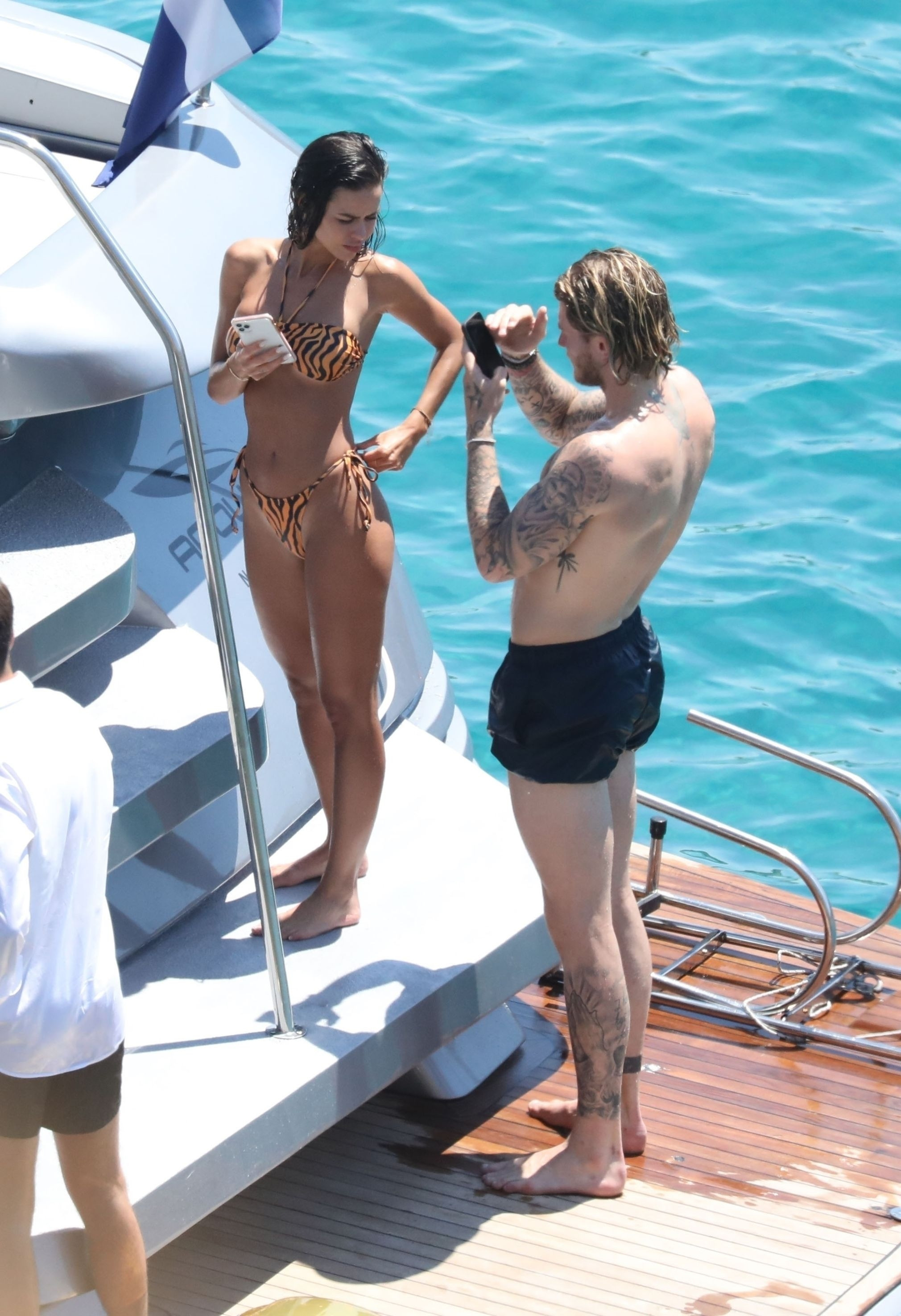 Loris Karius Mykonosta fena yakalandı Fotoğraflar sızınca açıklama yapmak zorunda kaldı