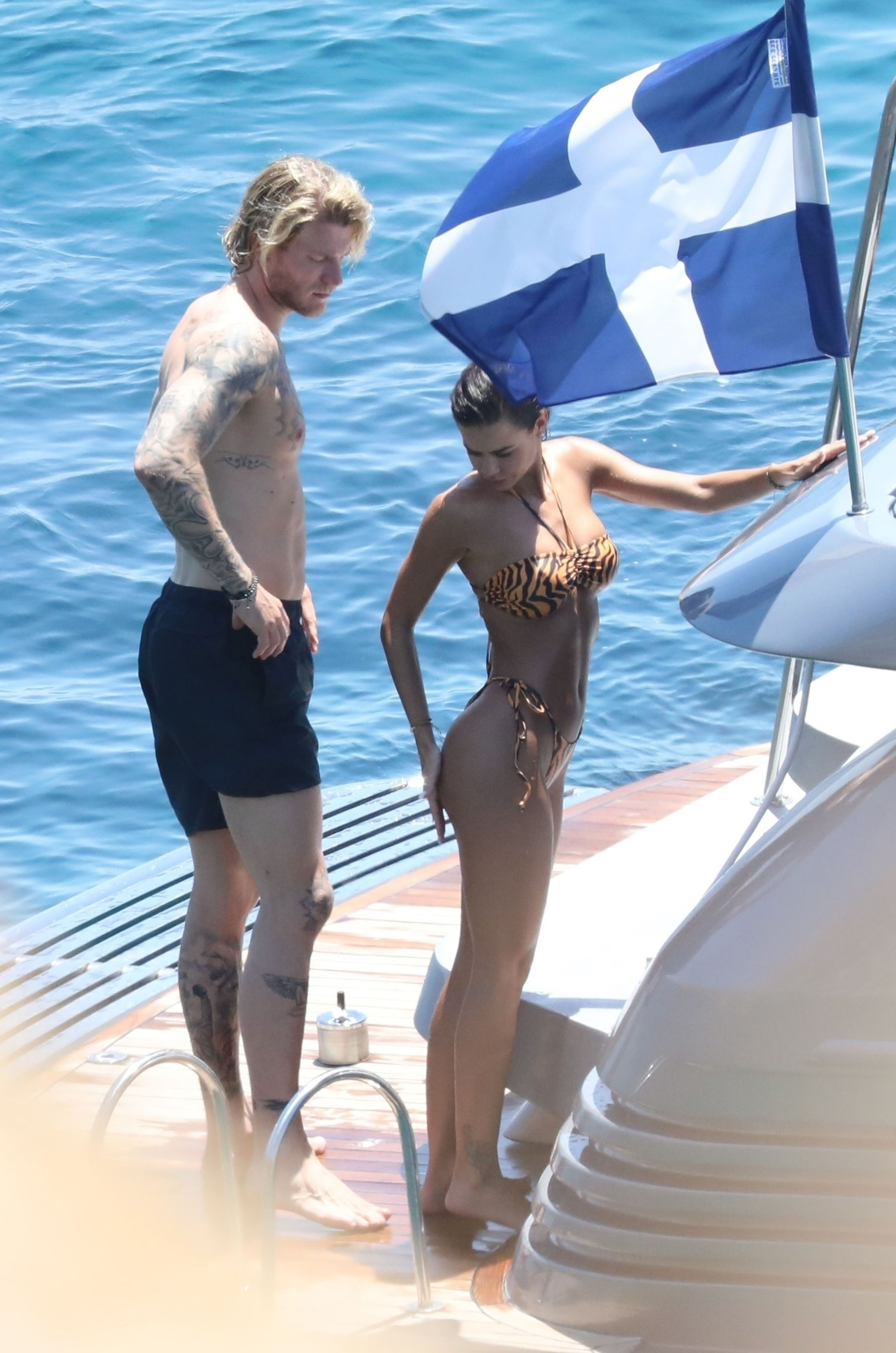 Loris Karius Mykonosta fena yakalandı Fotoğraflar sızınca açıklama yapmak zorunda kaldı