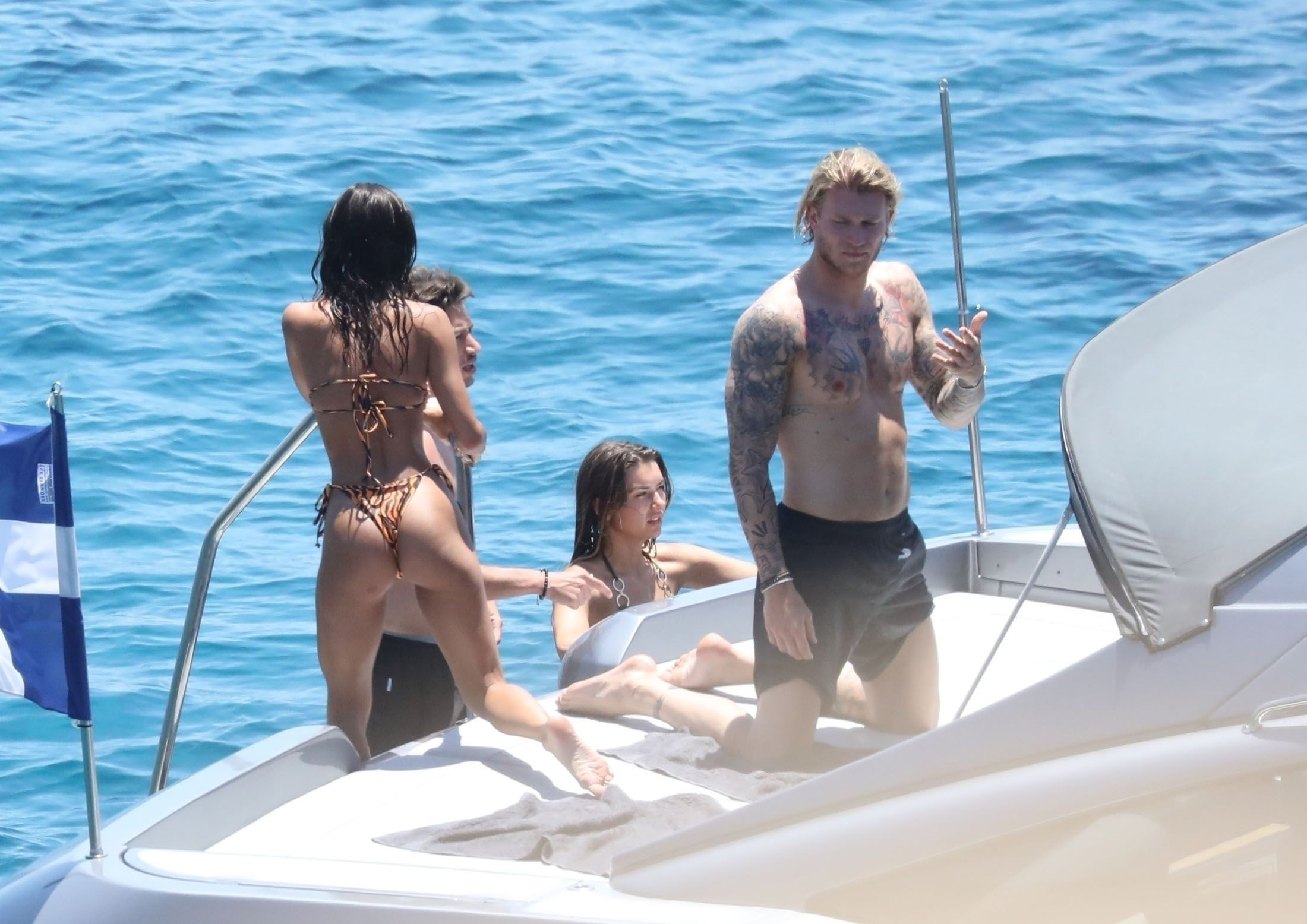 Loris Karius Mykonosta fena yakalandı Fotoğraflar sızınca açıklama yapmak zorunda kaldı
