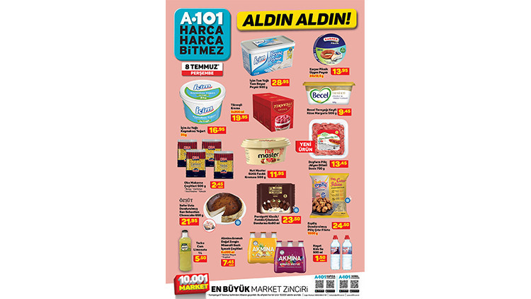 A101 aktüel ürünler kataloğu 8 Temmuz 2021 İşte, A101 haftanın indirimli ürünleri