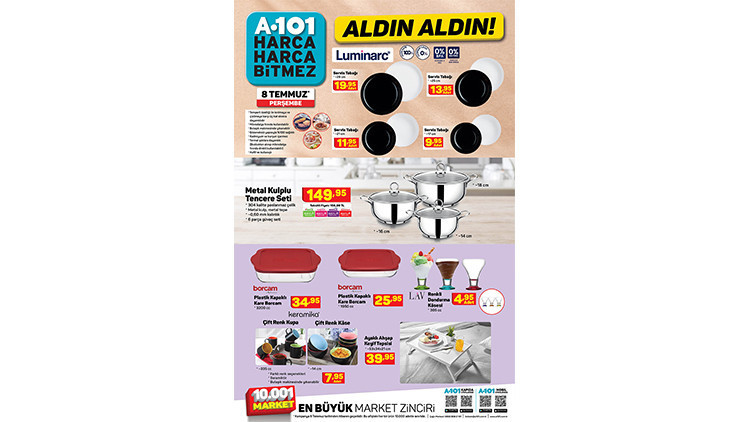 A101 aktüel ürünler kataloğu 8 Temmuz 2021 İşte, A101 haftanın indirimli ürünleri