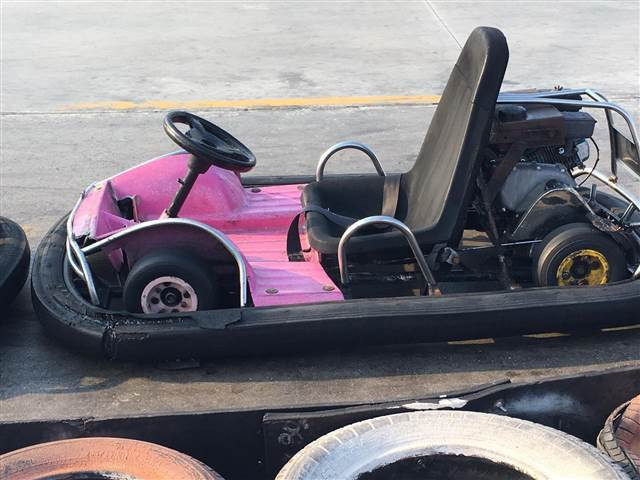 Go-kart pistinde ölümden döndü
