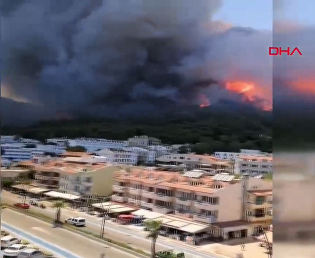 Bir kâbus daha Marmariste orman yangını