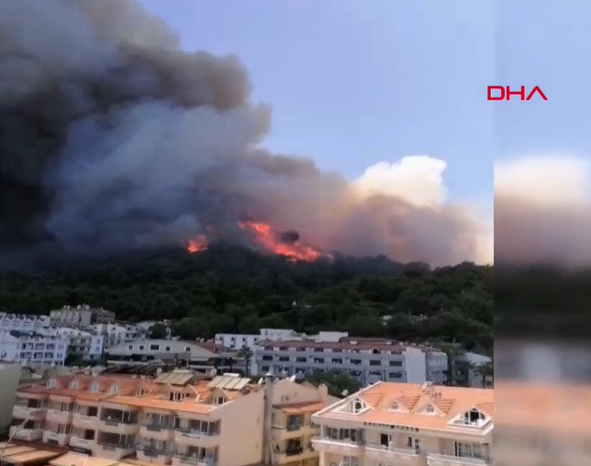 Bir kâbus daha Marmariste orman yangını