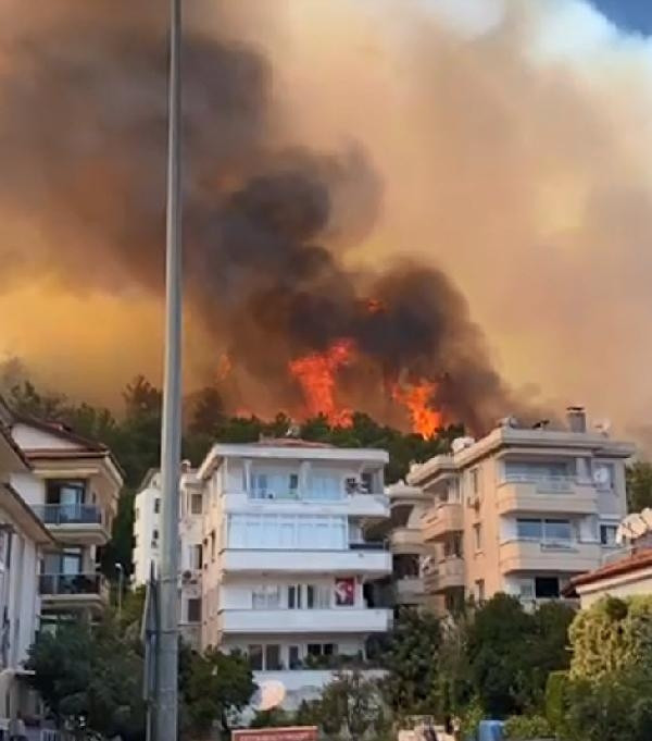 Bir kâbus daha Marmariste orman yangını