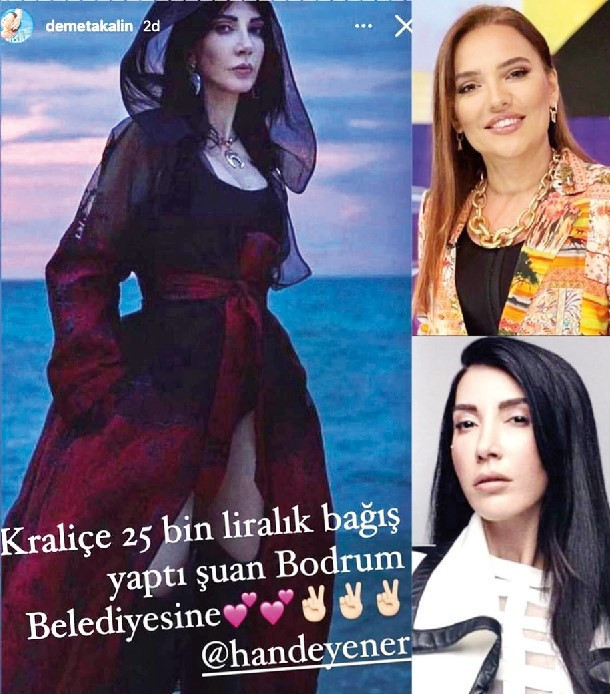 ‘Kraliçe’li teşekkür