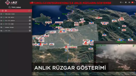 Savunma Sanayi Başkanı Demir, orman yangınlarında önemli rol oynayan İHAların görüntüsünü paylaştı