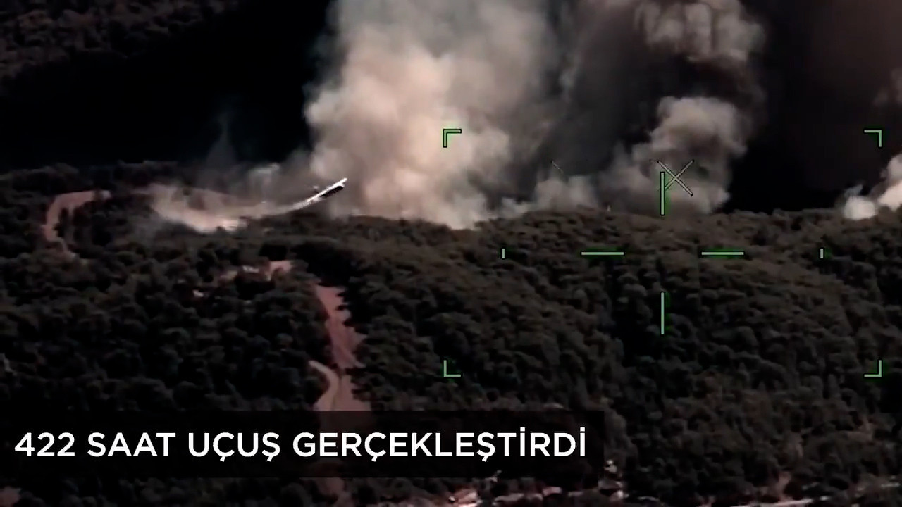 Savunma Sanayi Başkanı Demir, orman yangınlarında önemli rol oynayan İHAların görüntüsünü paylaştı