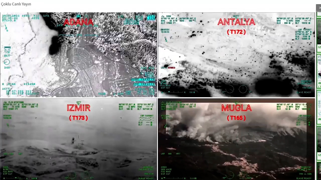Savunma Sanayi Başkanı Demir, orman yangınlarında önemli rol oynayan İHAların görüntüsünü paylaştı