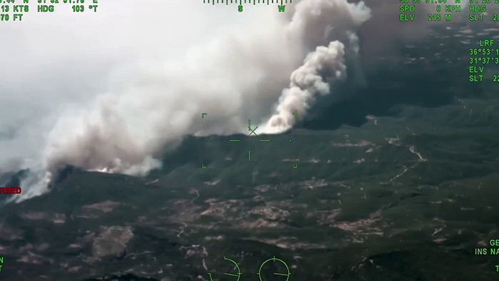 Savunma Sanayi Başkanı Demir, orman yangınlarında önemli rol oynayan İHAların görüntüsünü paylaştı