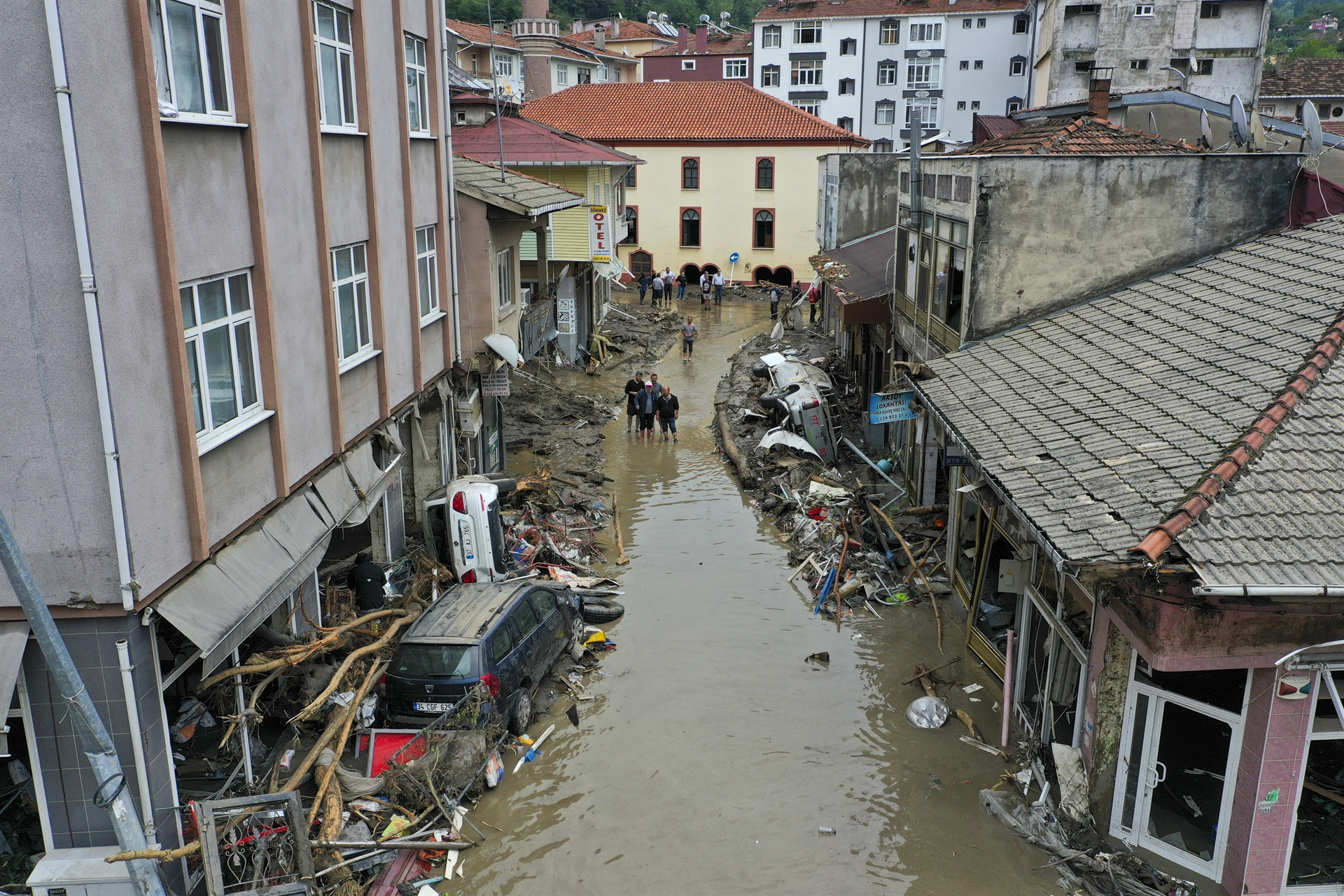 Kastamonu, Sinop ve Bartındaki sel felaketinden yeni kareler