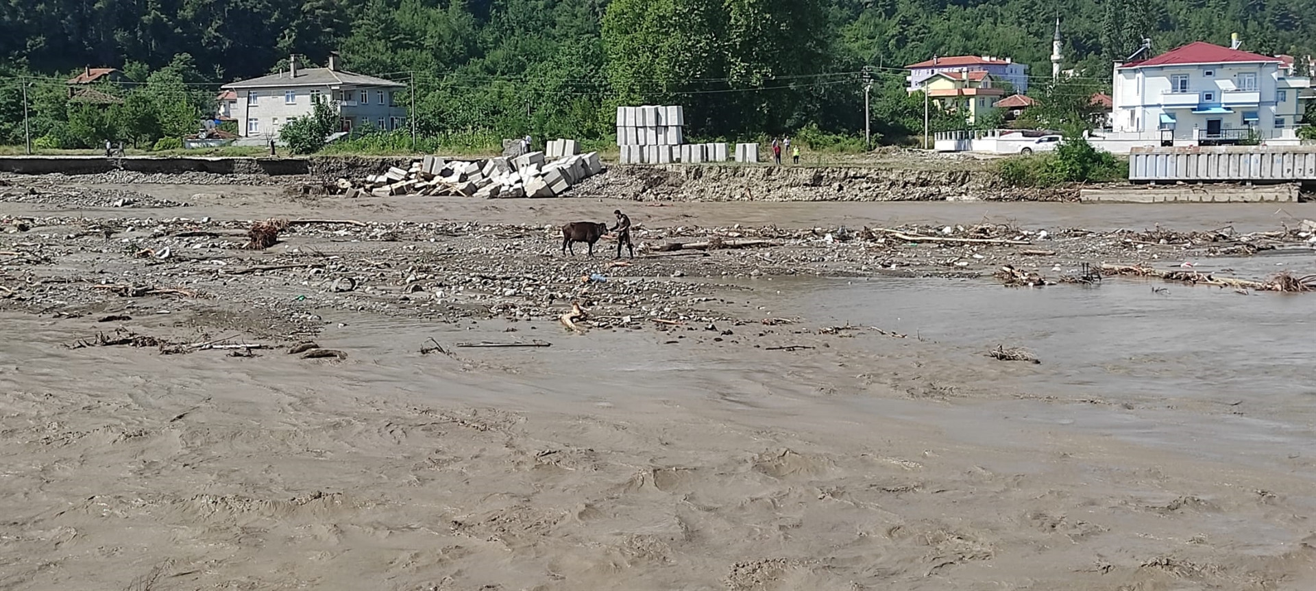 Kastamonu, Sinop ve Bartındaki sel felaketinden yeni kareler
