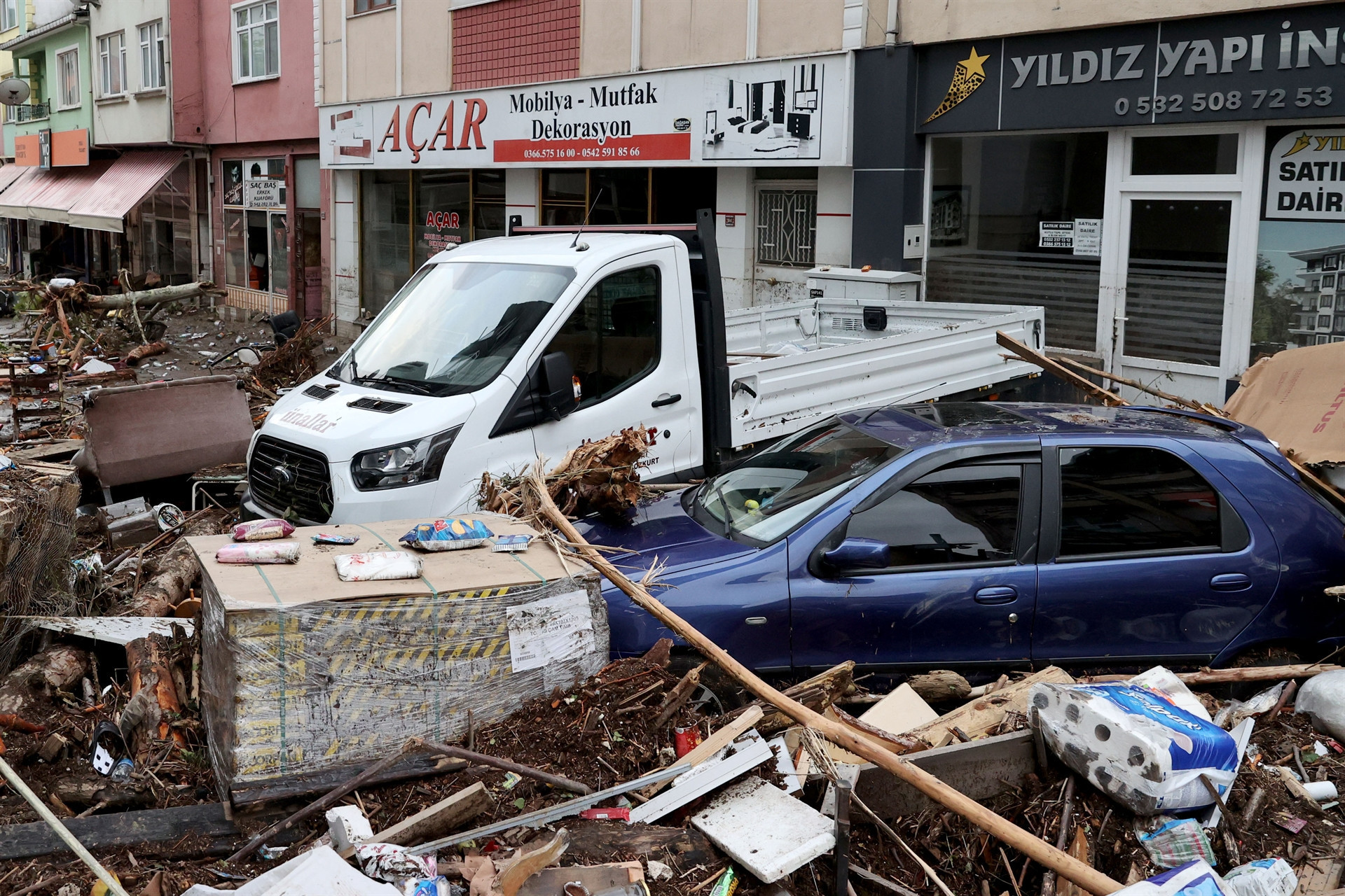 Kastamonu, Sinop ve Bartındaki sel felaketinden yeni kareler