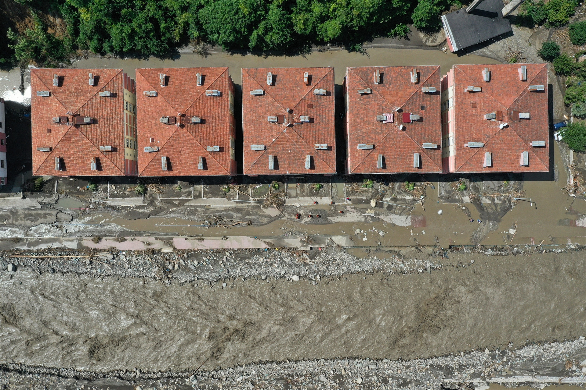 Kastamonu, Sinop ve Bartındaki sel felaketinden yeni kareler
