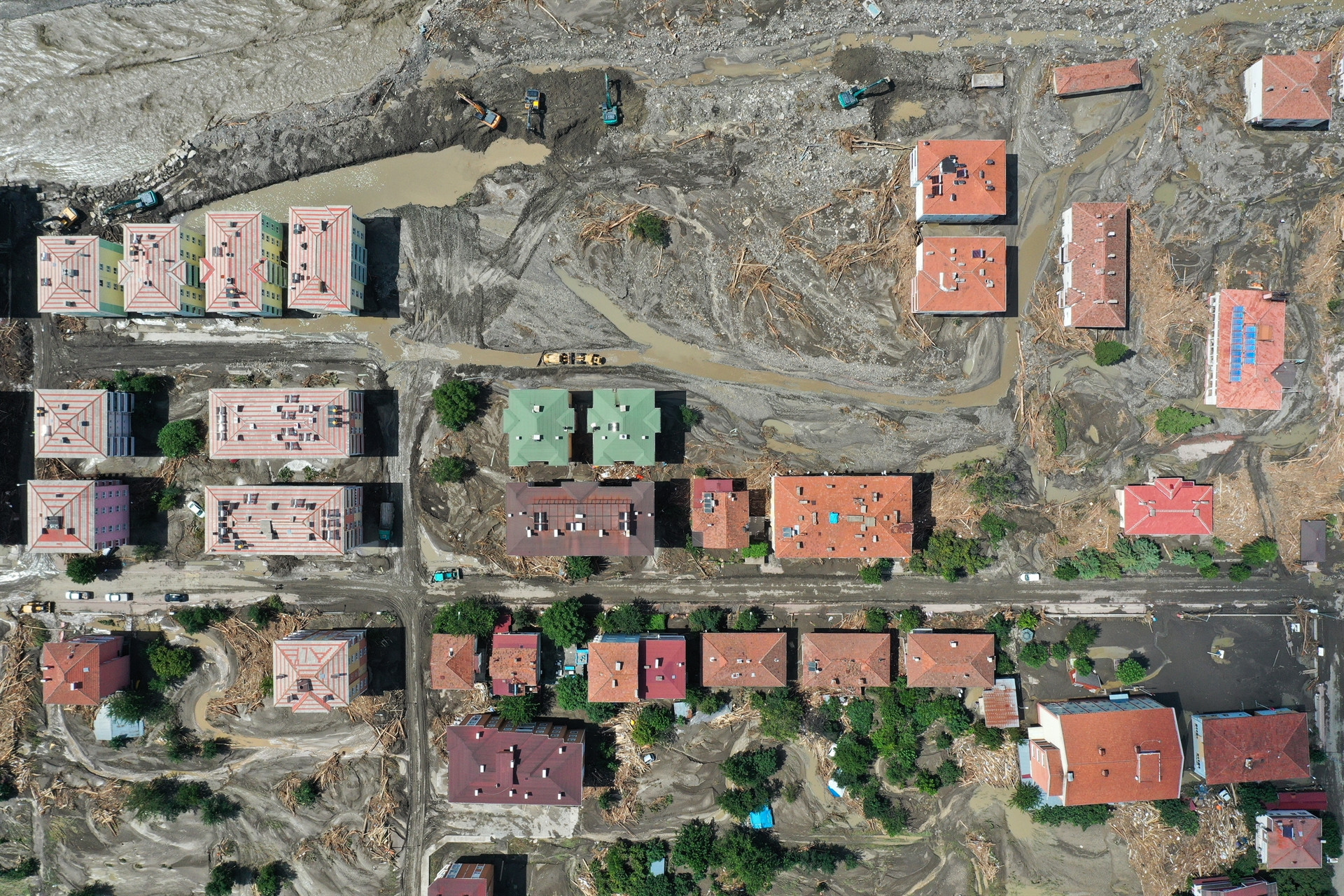 Kastamonu, Sinop ve Bartındaki sel felaketinden yeni kareler