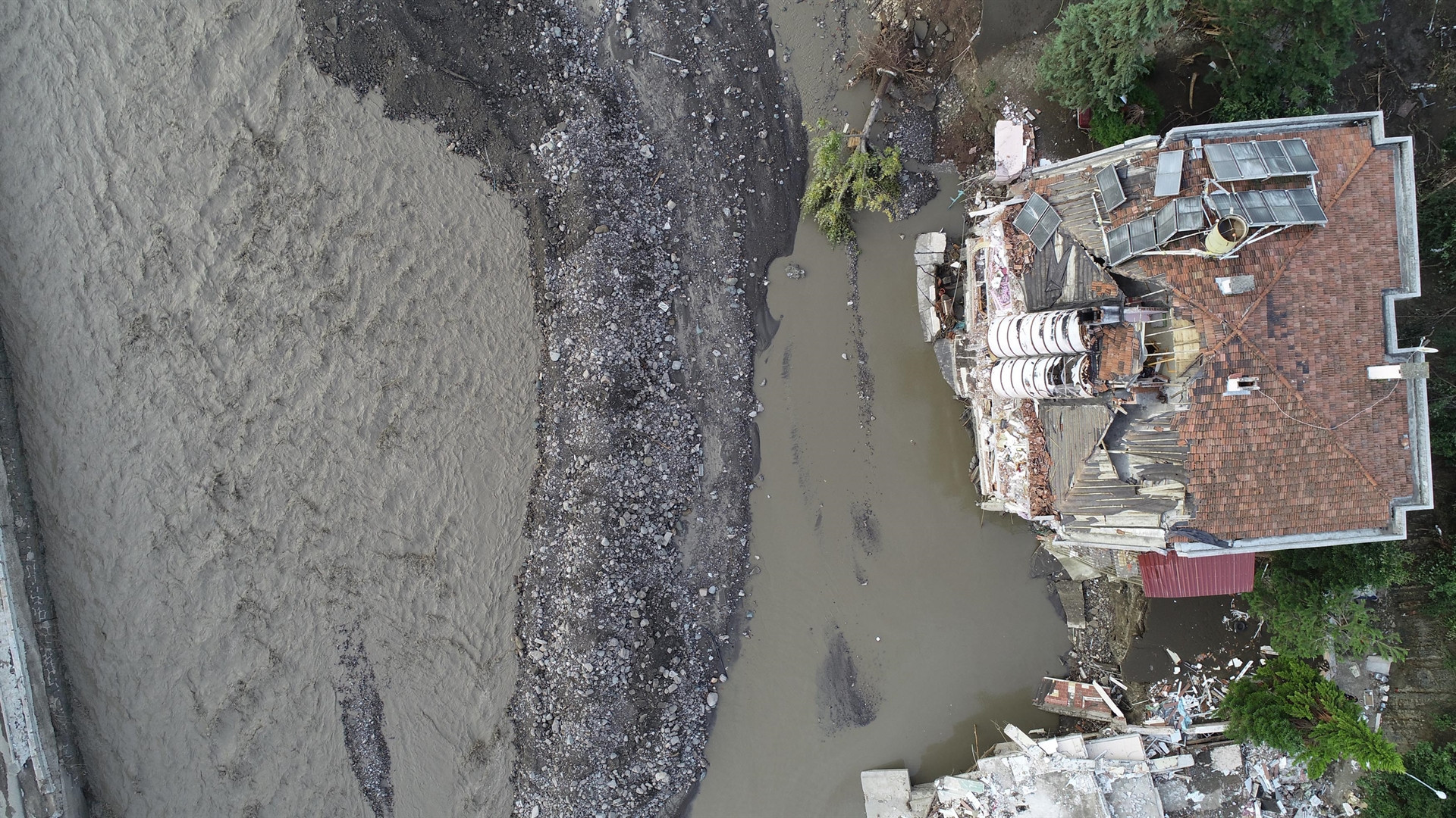 Kastamonu, Sinop ve Bartındaki sel felaketinden yeni kareler