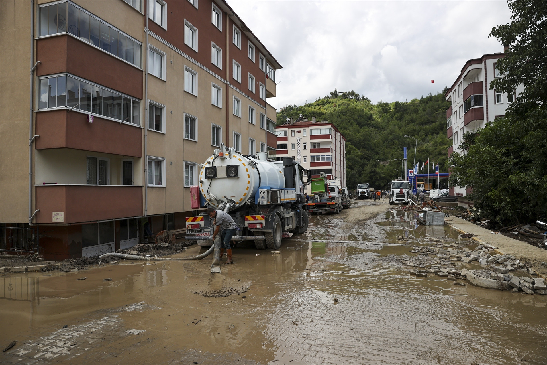 Kastamonu, Sinop ve Bartındaki sel felaketinden yeni kareler