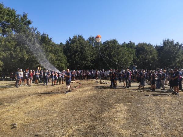 Kazdağları eteklerine yangın istasyonları kuruldu