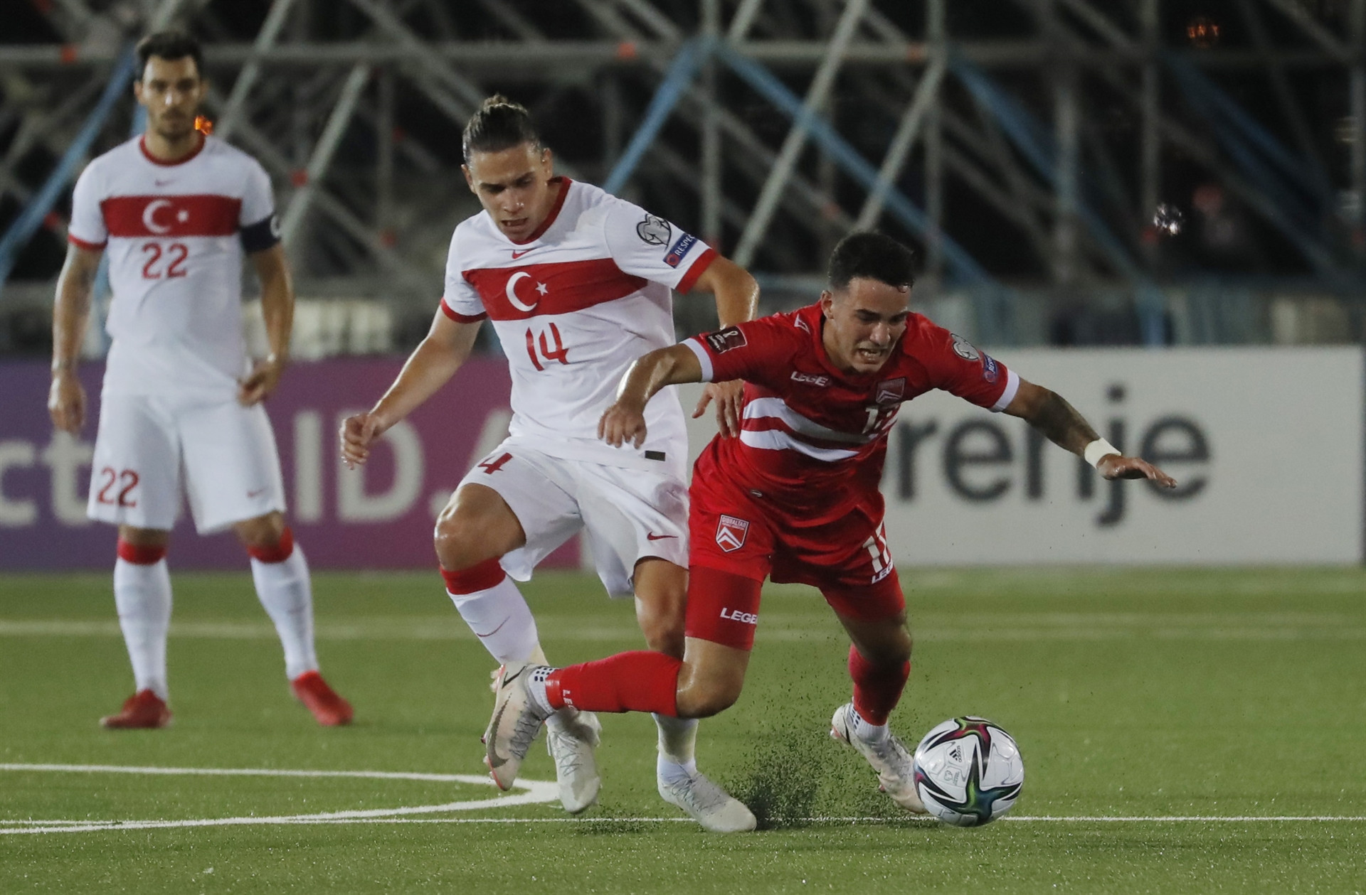 Cebelitarık - Türkiye maçından öne çıkan fotoğraflar