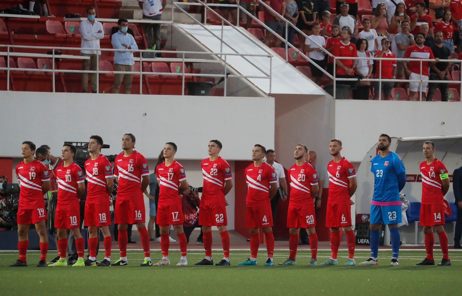 Cebelitarık - Türkiye maçından öne çıkan fotoğraflar
