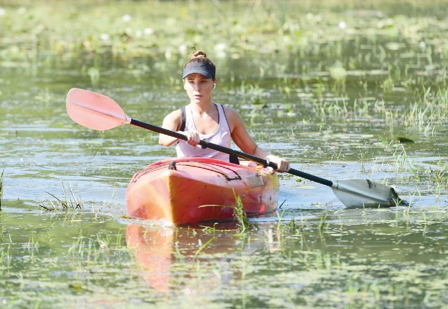 Rolü için kano dersi aldı