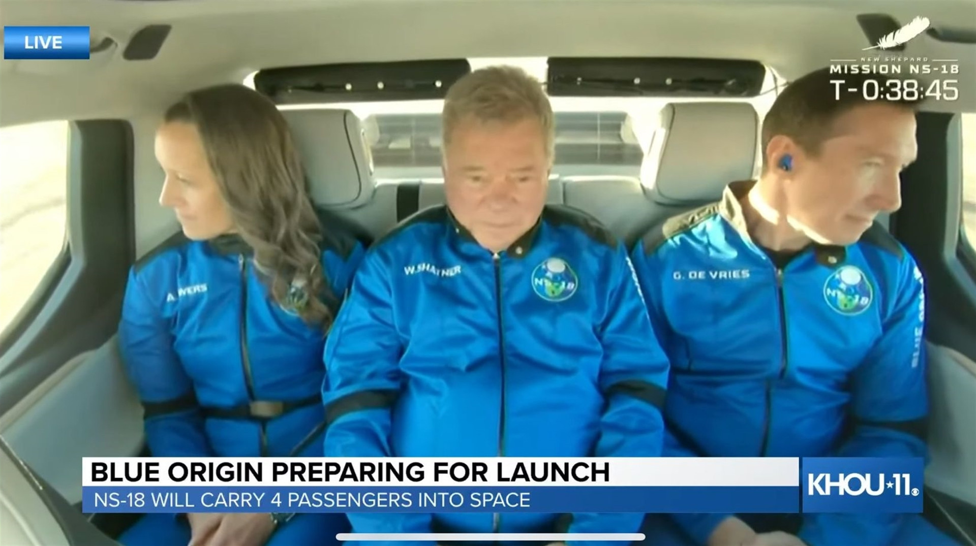 Kaptan Kirk uzayda Dizi gerçek oldu