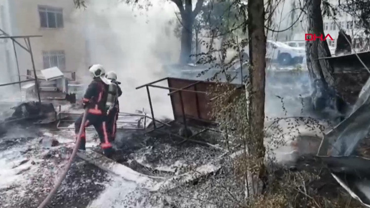 Son dakika: Ankarada Maden Tetkik ve Arama (MTA) yerleşkesinde patlama