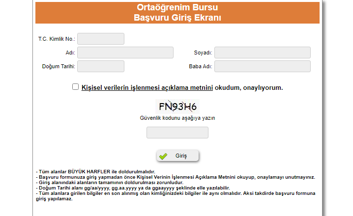 VGM BURS BAŞVURUSU NASIL YAPILIR