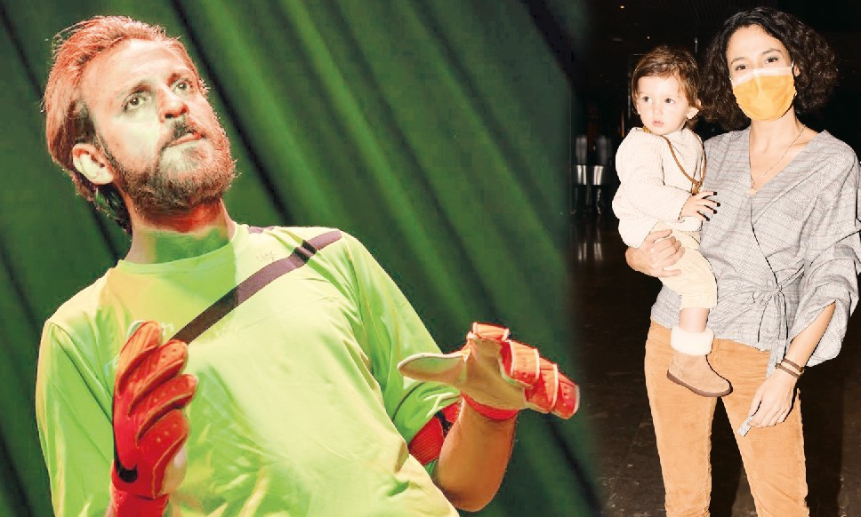 Babasına seslenince kulise alındı