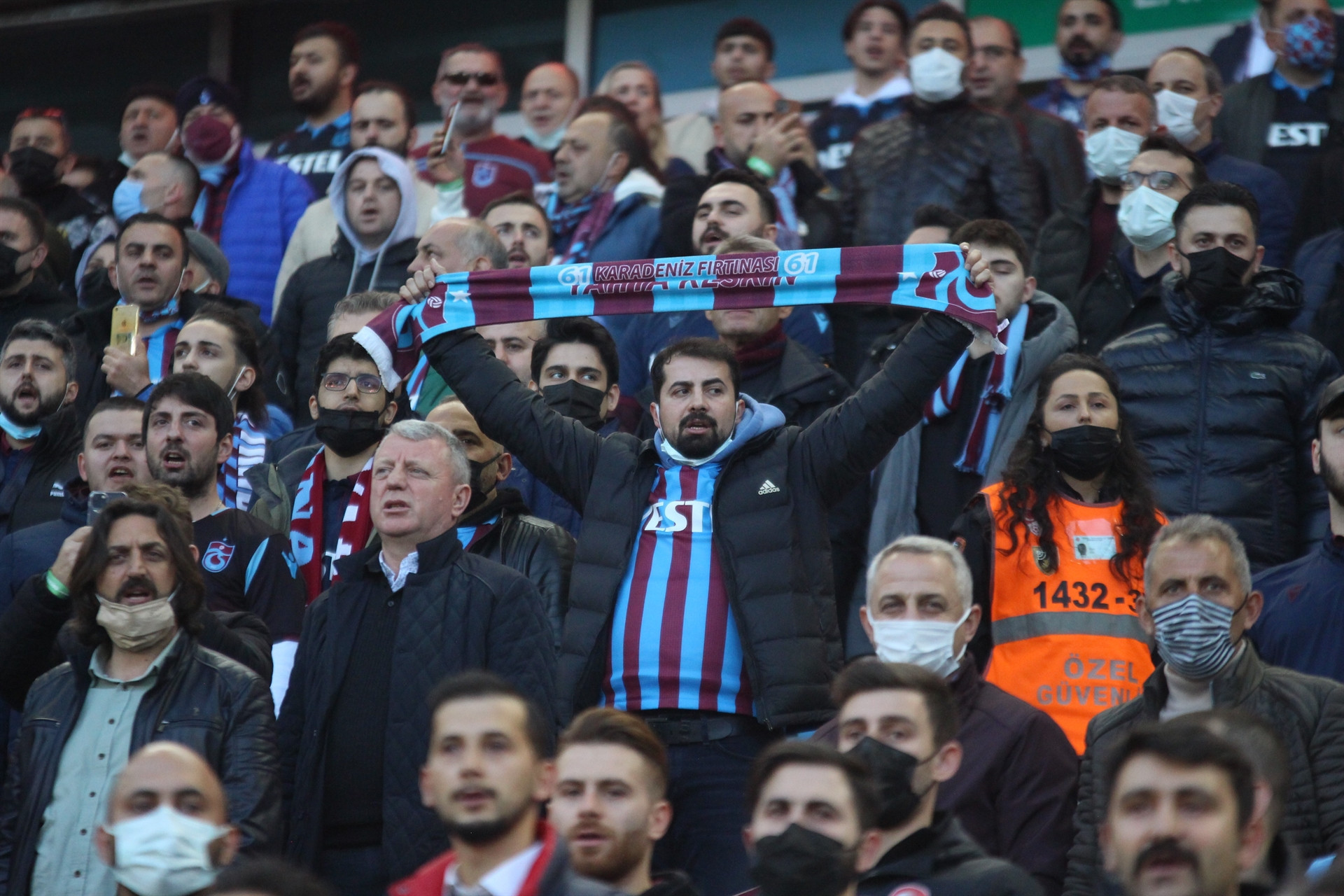 Trabzonspor - Adana Demirspor maçından fotoğraflar