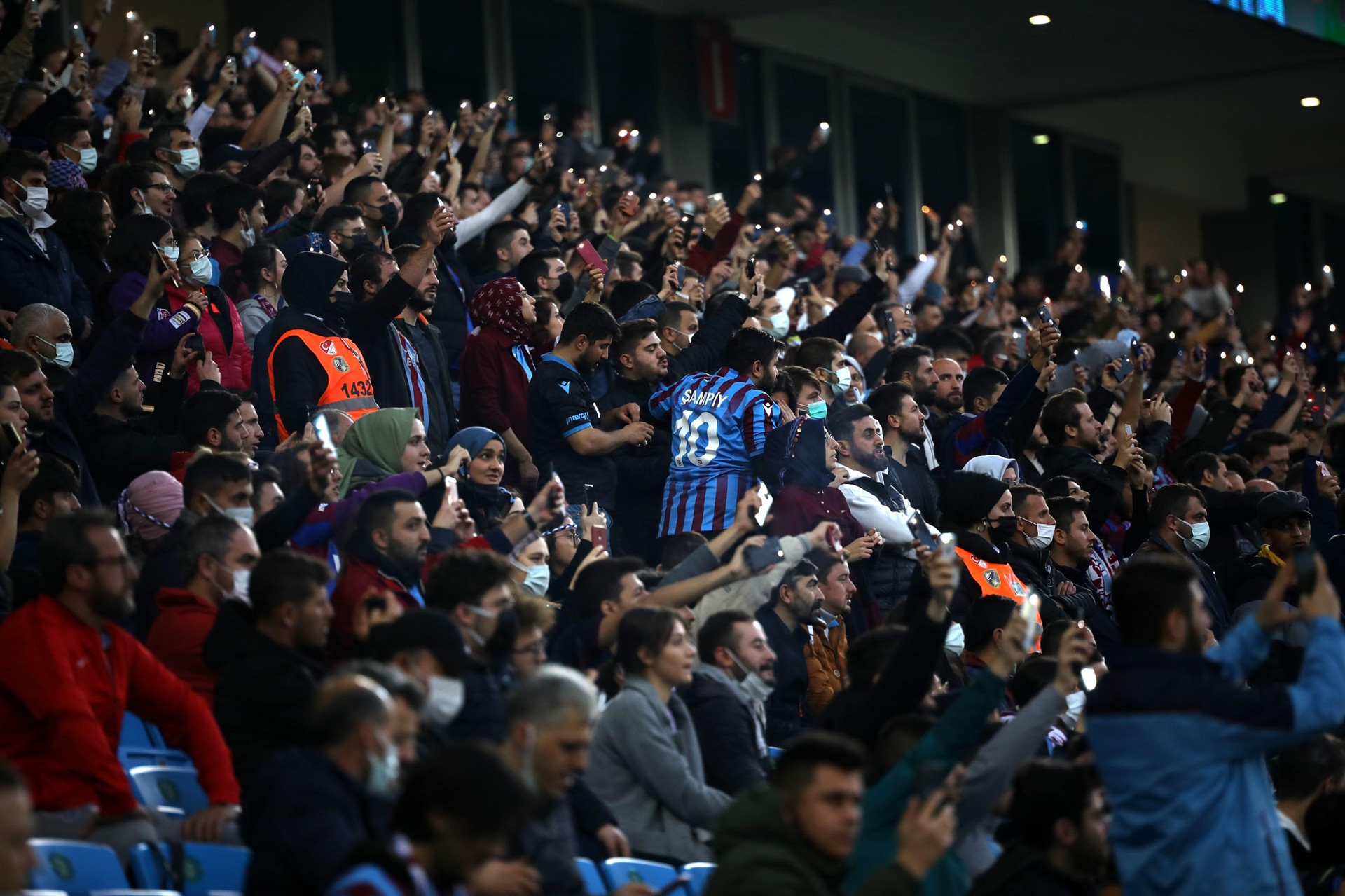 Trabzonspor - Adana Demirspor maçından fotoğraflar