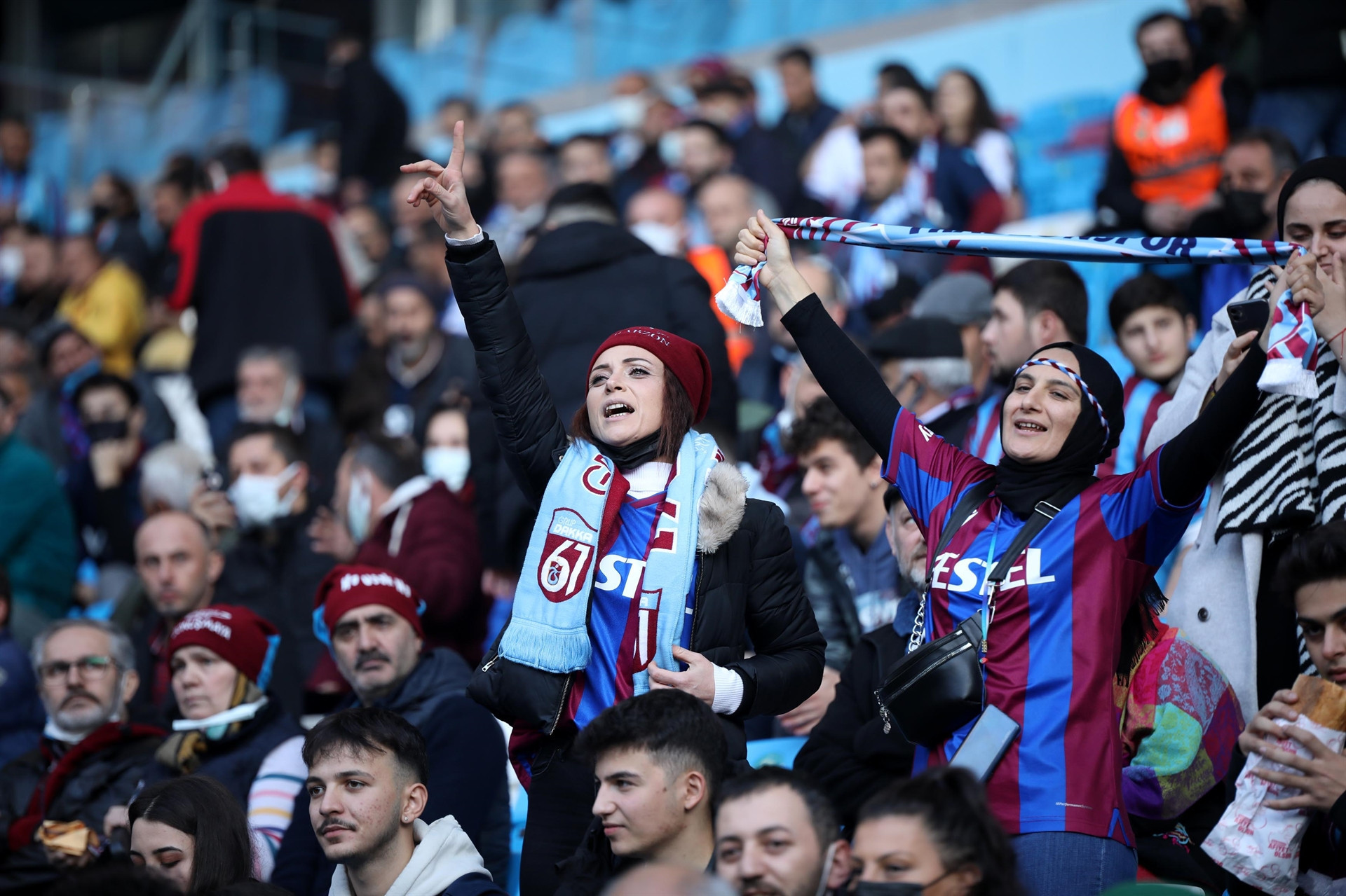 Trabzonspor - Adana Demirspor maçından fotoğraflar