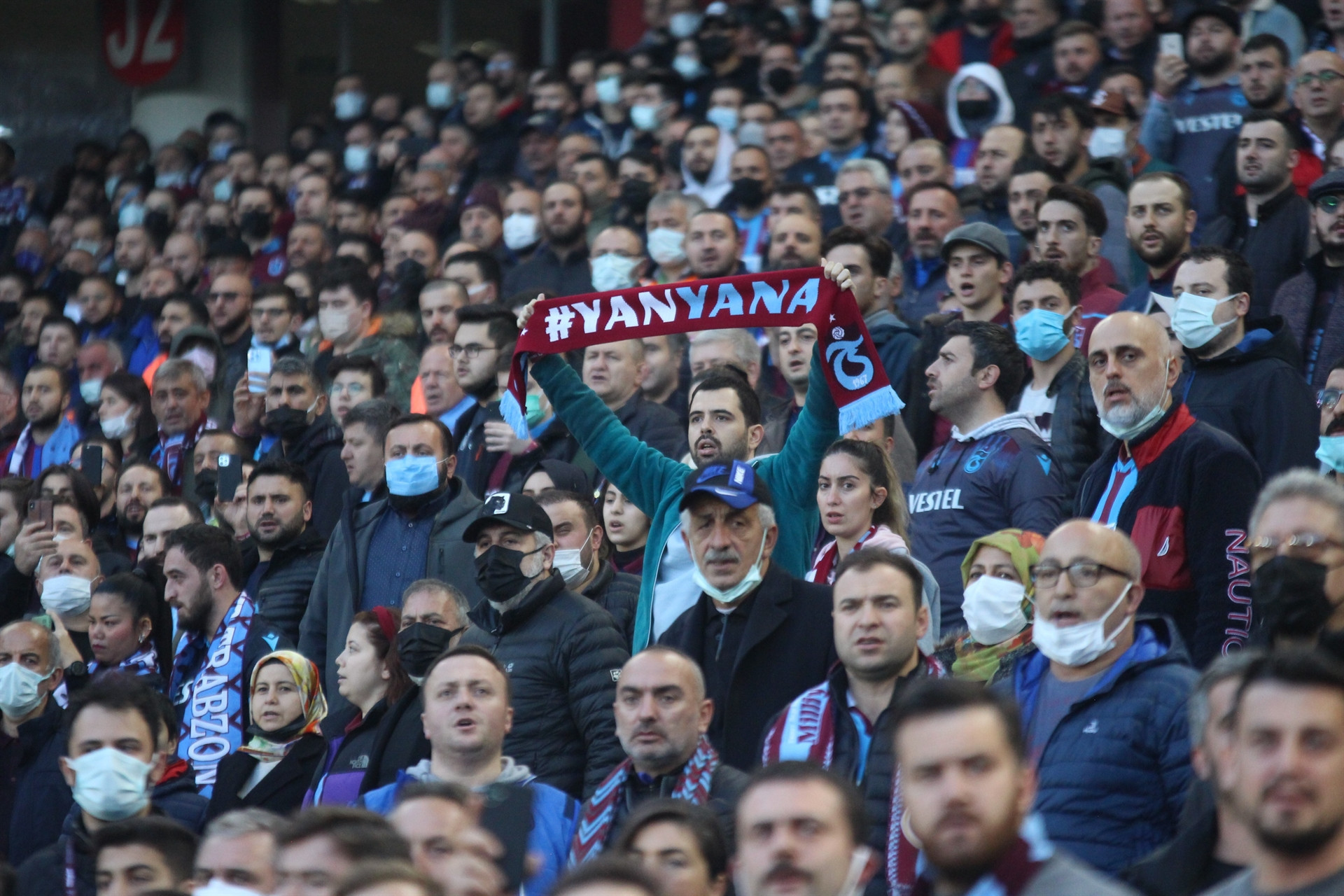 Trabzonspor - Adana Demirspor maçından fotoğraflar