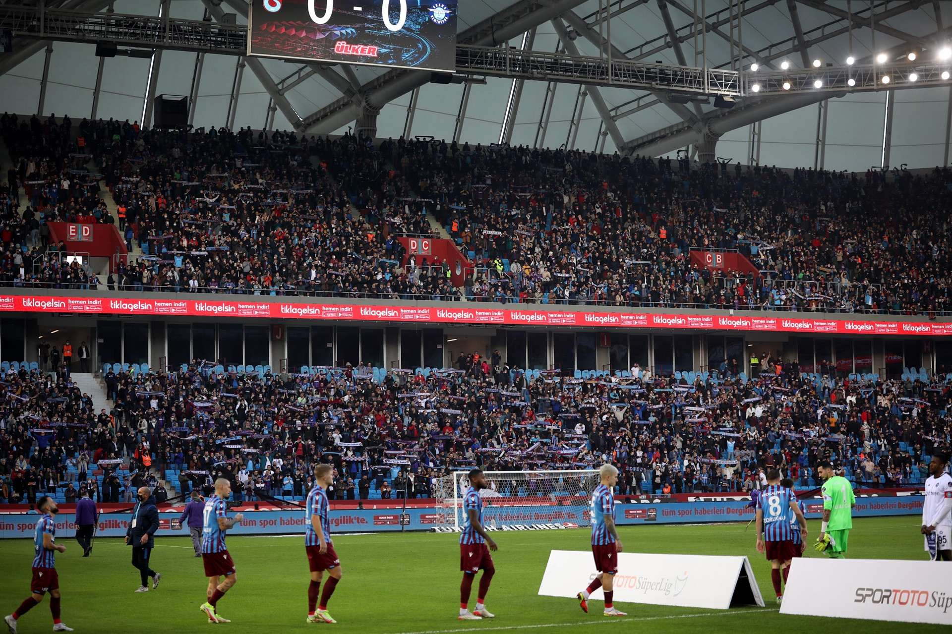 Trabzonspor - Adana Demirspor maçından fotoğraflar