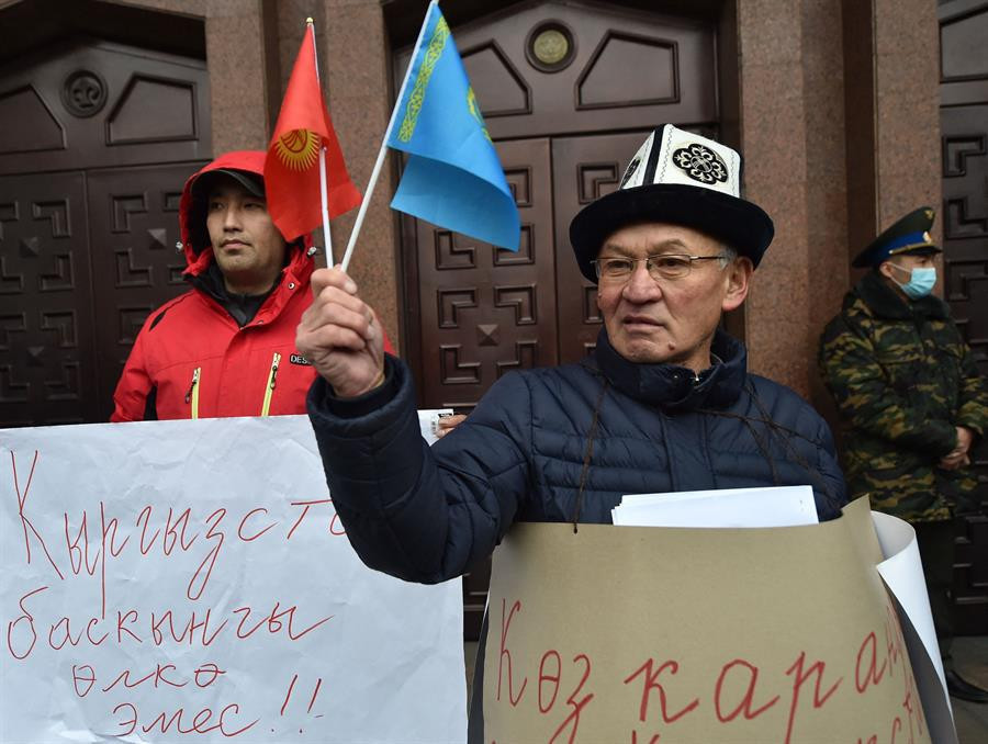 Son dakika... Kazakistandaki çatışmalardan yeni görüntüler