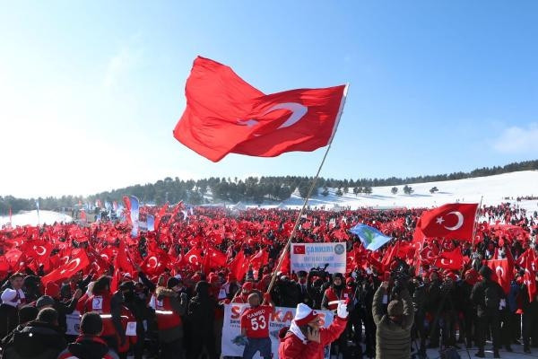 Sarıkamış Şehitleri, 107nci yılda binlerce kişinin katıldığı yürüyüşle anıldı