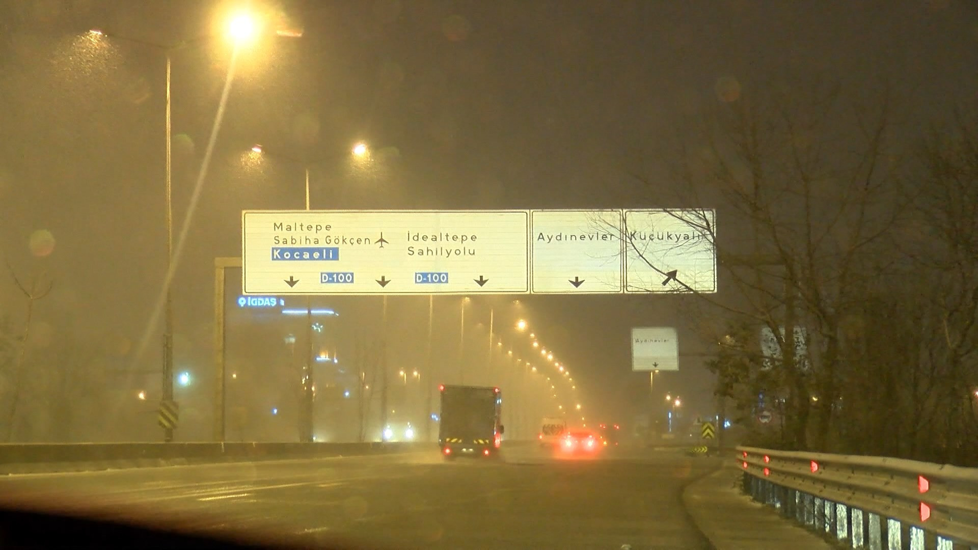 Gaziantepte yoğun kar yağışı Trafik durdu