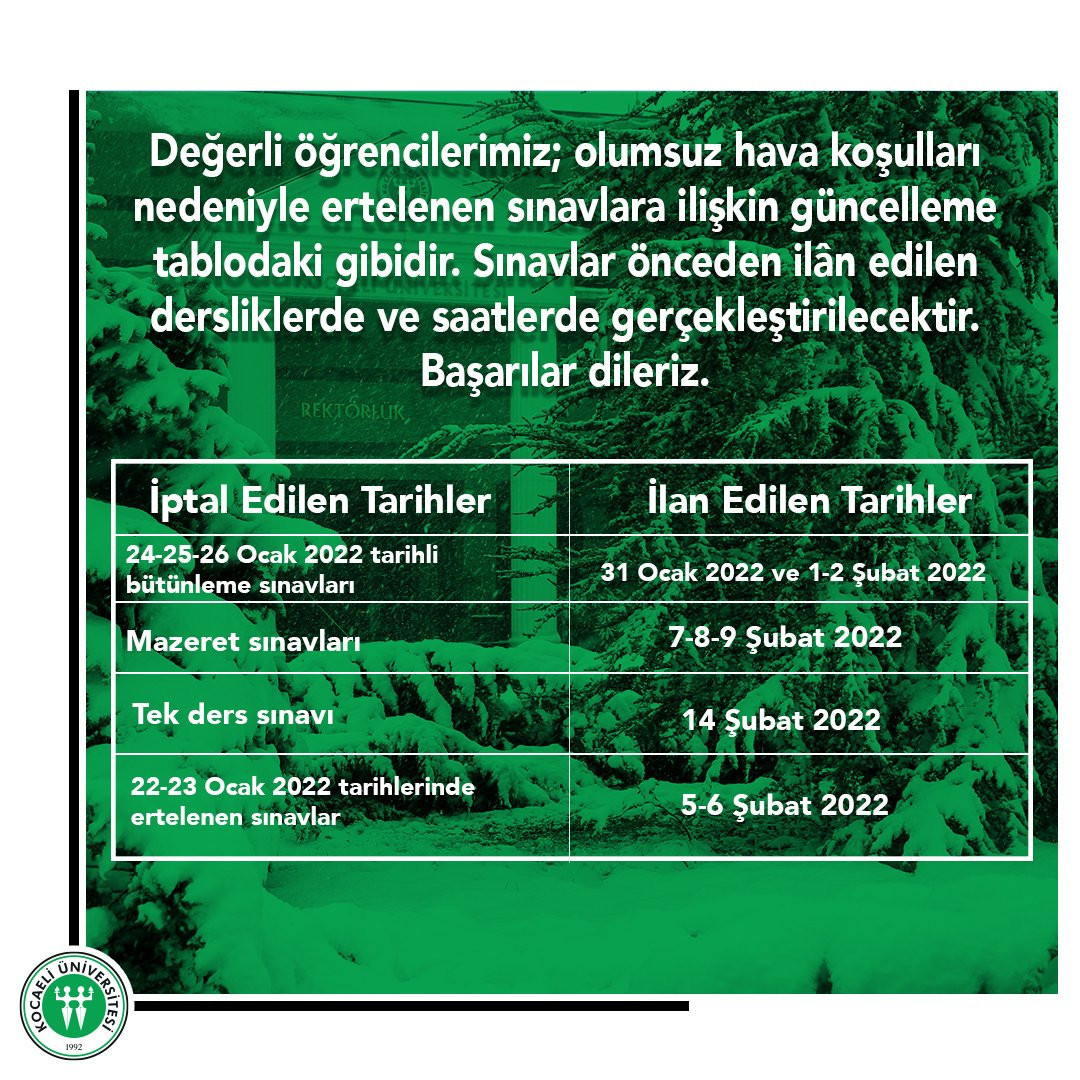 KOCAELİ ÜNİVERSİTESİ