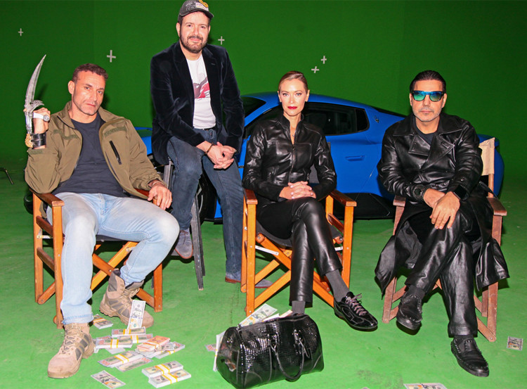 Hollywood yıldızları Türkçe rap klibinde