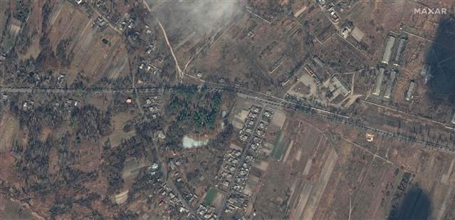 Son dakika... Rusya-Ukrayna savaşında kritik uydu görüntüleri Rus ordusu yaklaştı