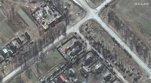Son dakika... Rusya-Ukrayna savaşında kritik uydu görüntüleri Rus ordusu yaklaştı