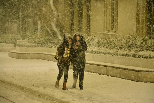 İstanbuldan kar manzaraları