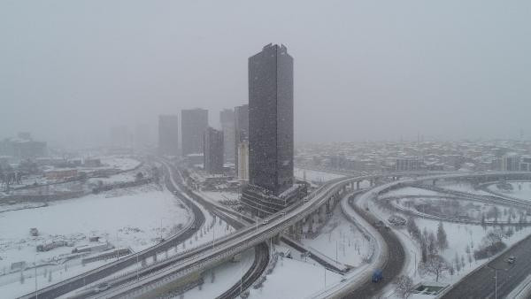 İstanbuldan kar manzaraları