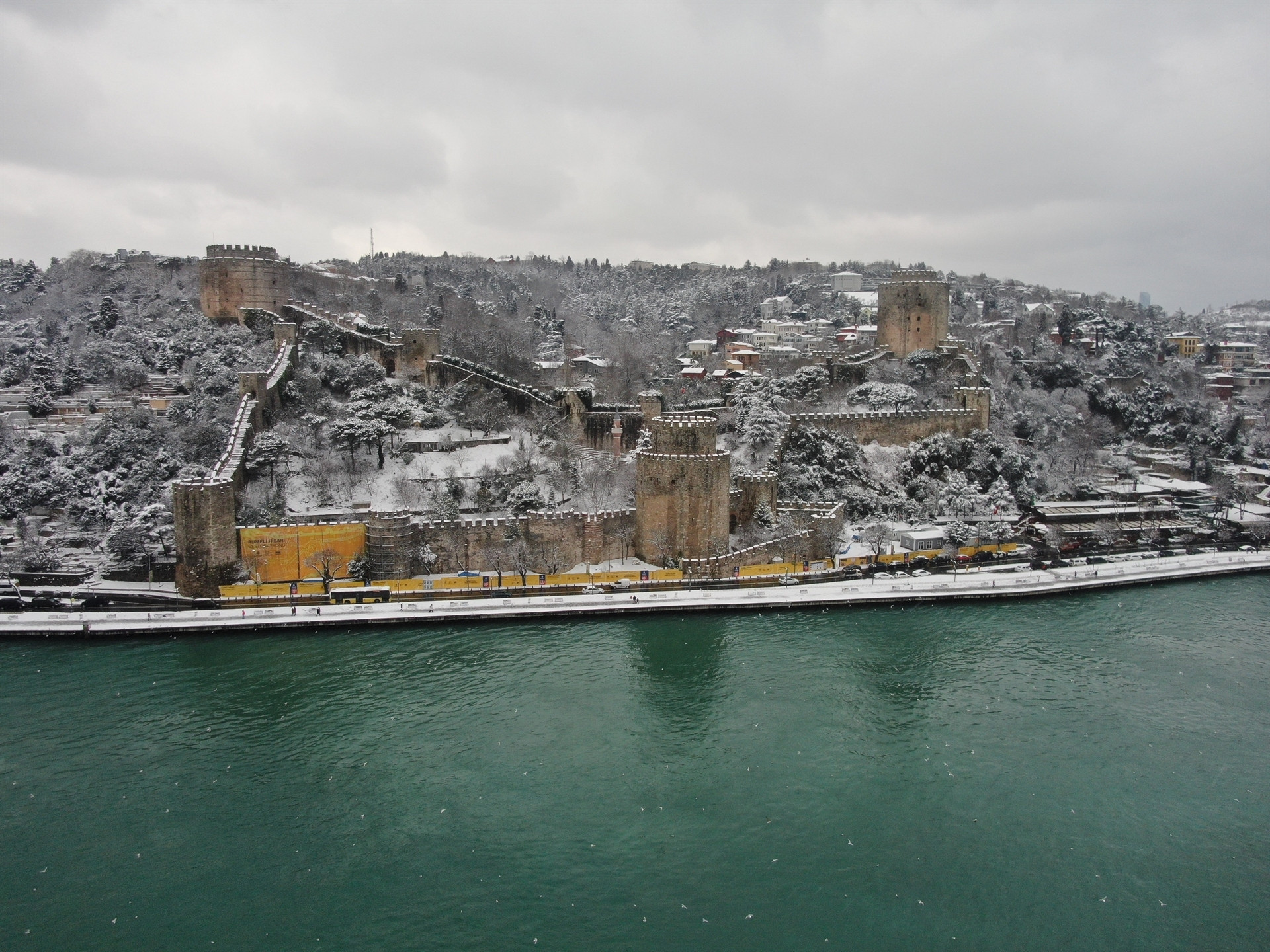 İstanbuldan kar manzaraları