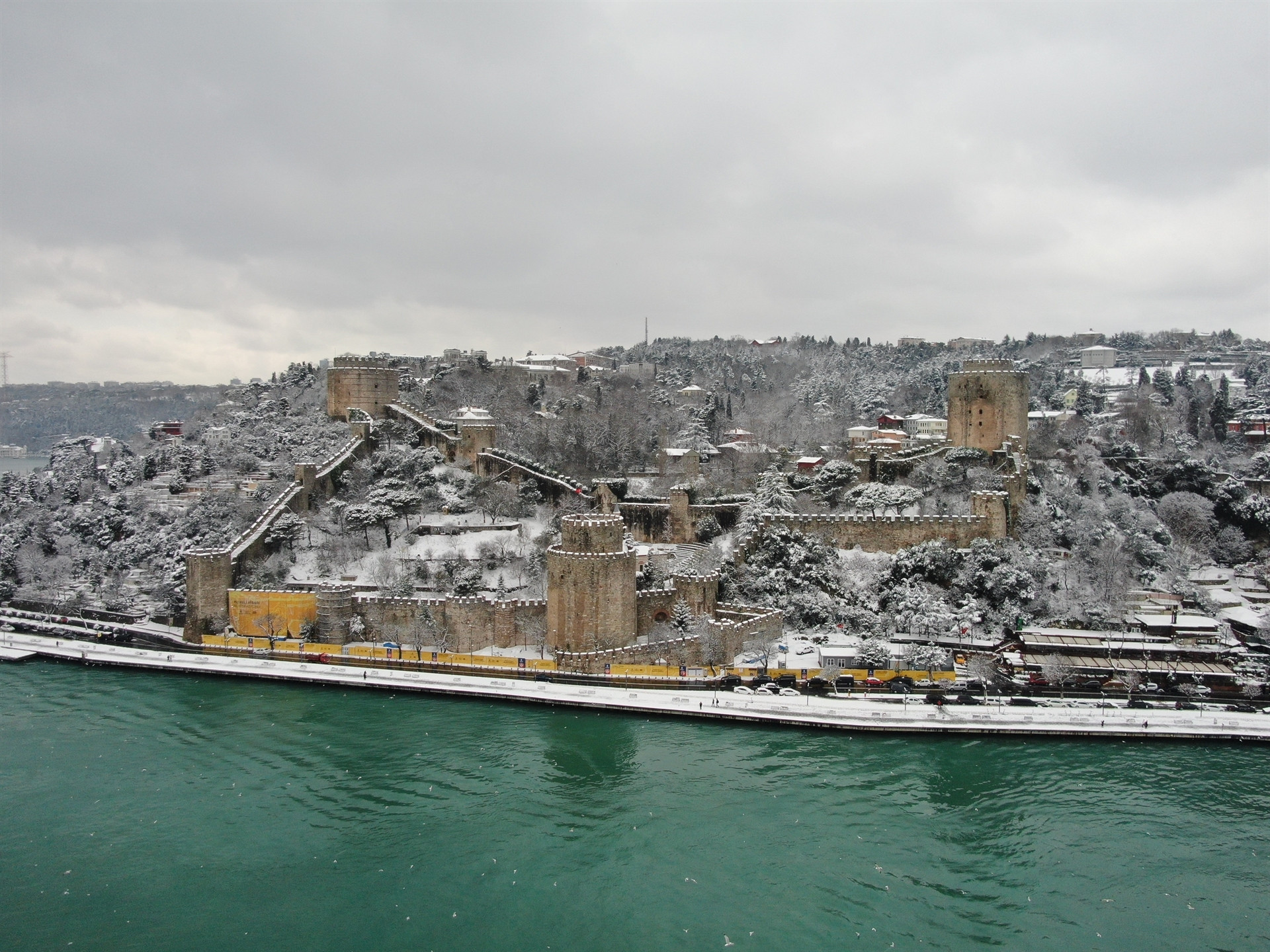 İstanbuldan kar manzaraları