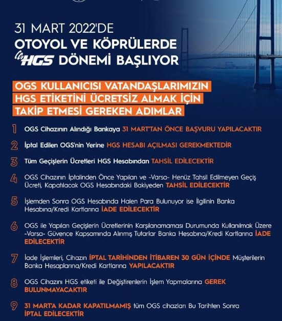 OGS ne zaman kalkıyor OGS- HGS değişimi için son gün yaklaşıyor