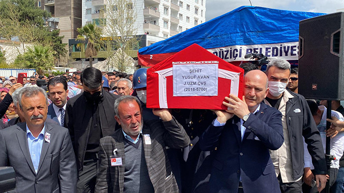 Şehit Uzman Çavuş Yusuf Avan, son yolculuğuna uğurlandı.