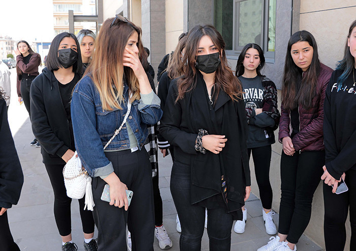 Ezgi Alya Yiğitin ablası ve arkadaşları gözyaşlarına boğuldu