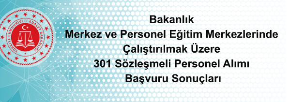 Adalet Bakanlığı personel alımı başvuru sonuçları ne zaman açıklanacak